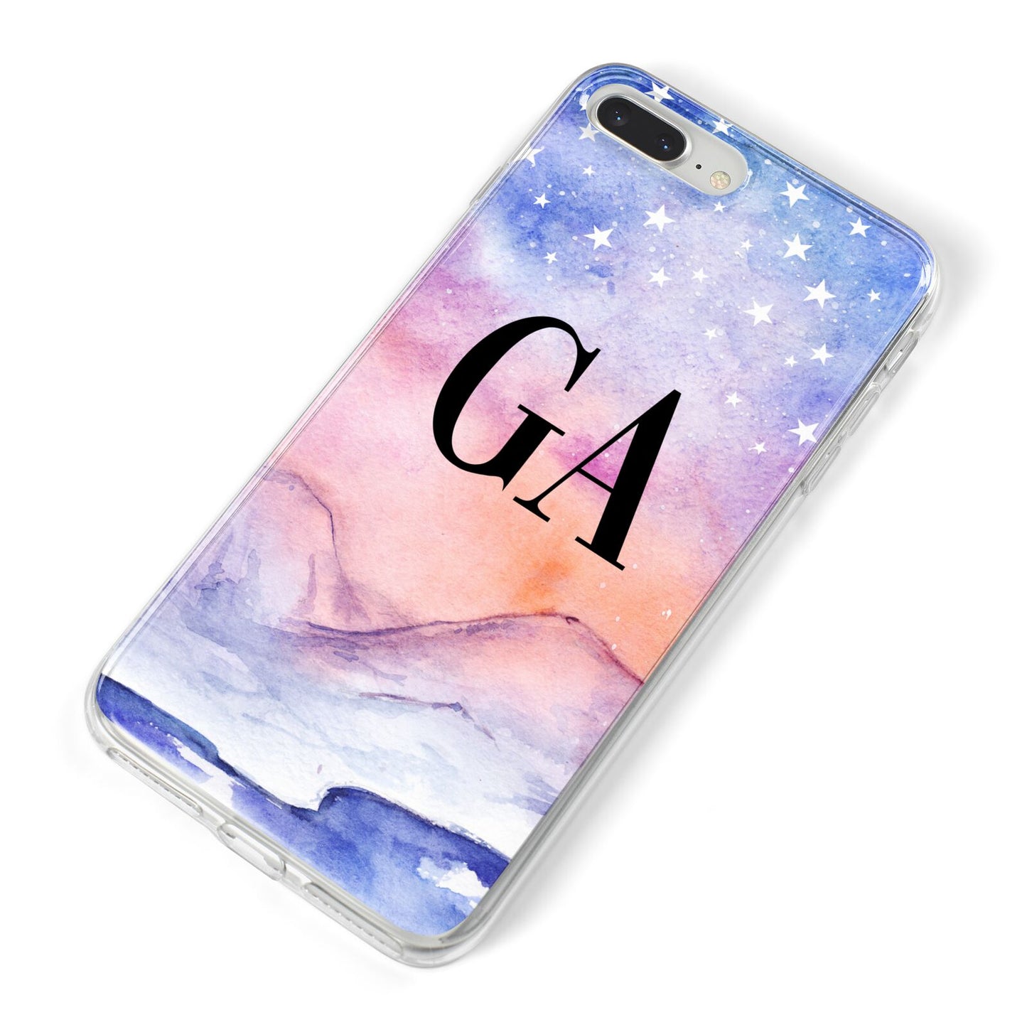 Personalised Mystical Sky iPhone 8 Plus Bumper Case on Silver iPhone Alternative Image