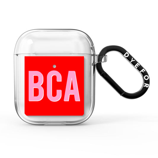 Personalised Name AirPods Clear Case