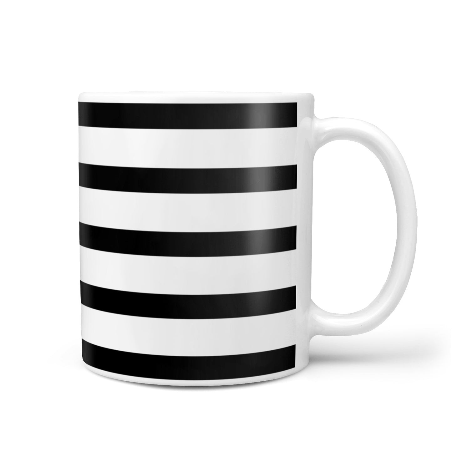Personalised Name Black White 10oz Mug