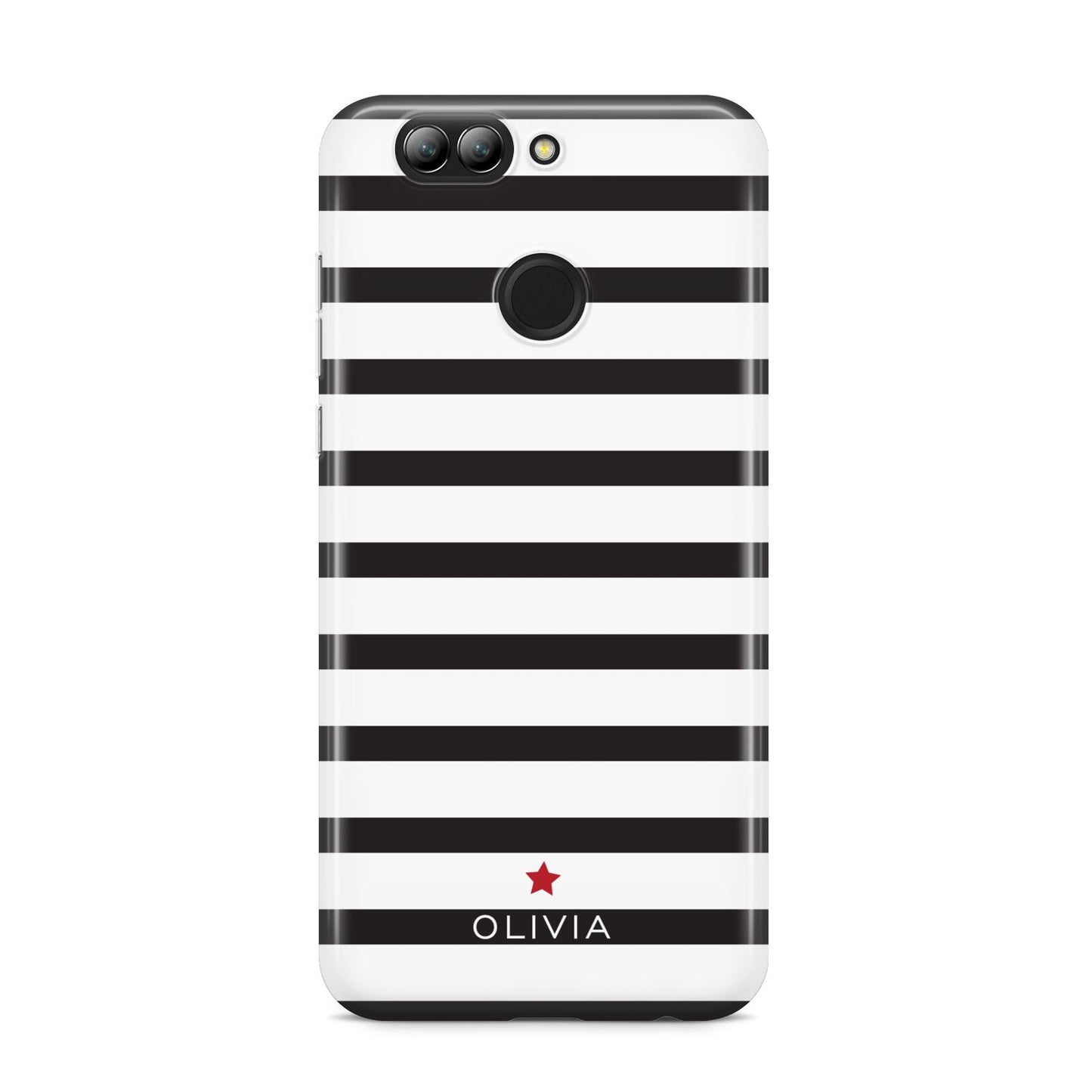 Personalised Name Black White Huawei Nova 2s Phone Case