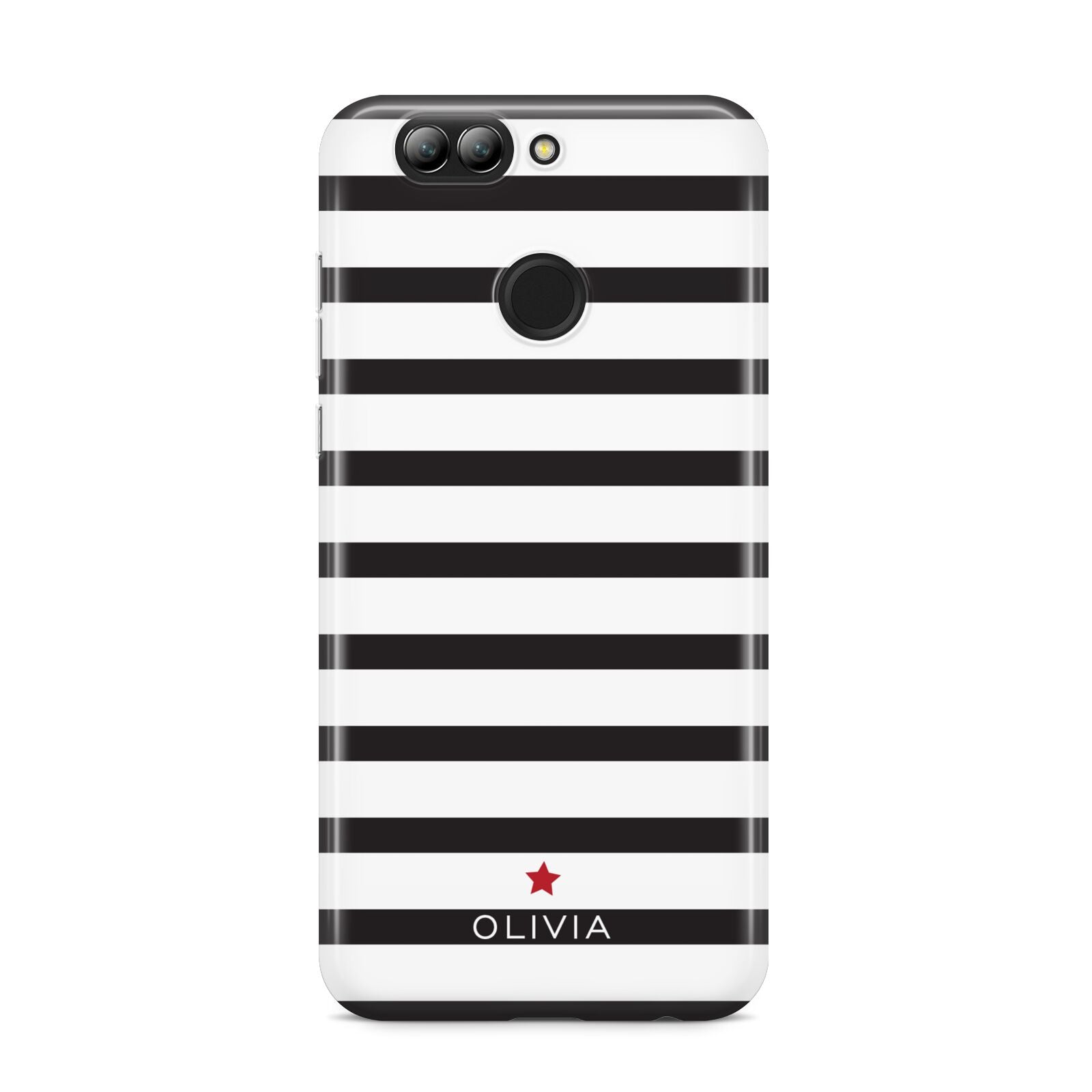 Personalised Name Black White Huawei Nova 2s Phone Case