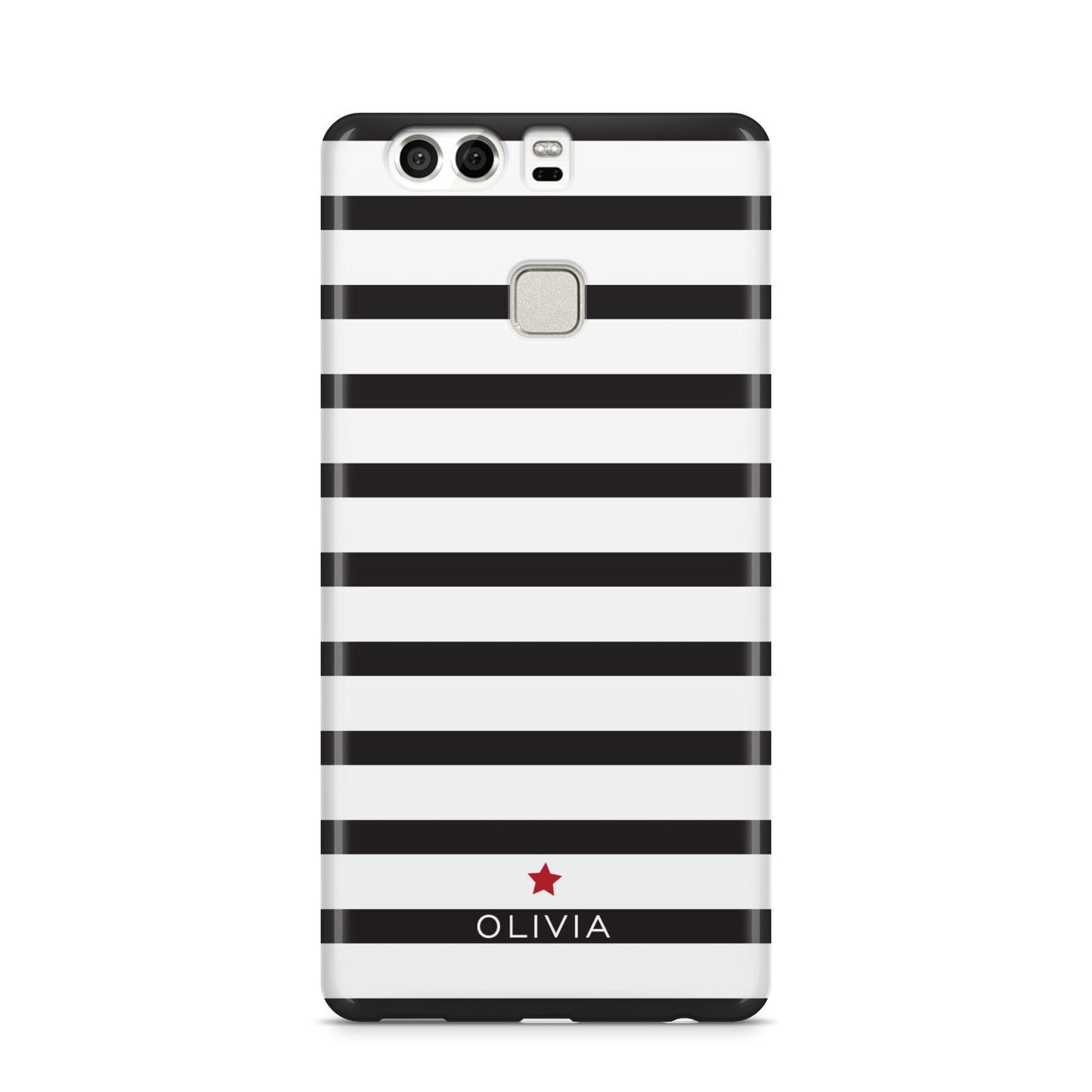 Personalised Name Black White Huawei P9 Case