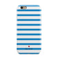 Personalised Name Blue White Apple iPhone 6 3D Tough Case