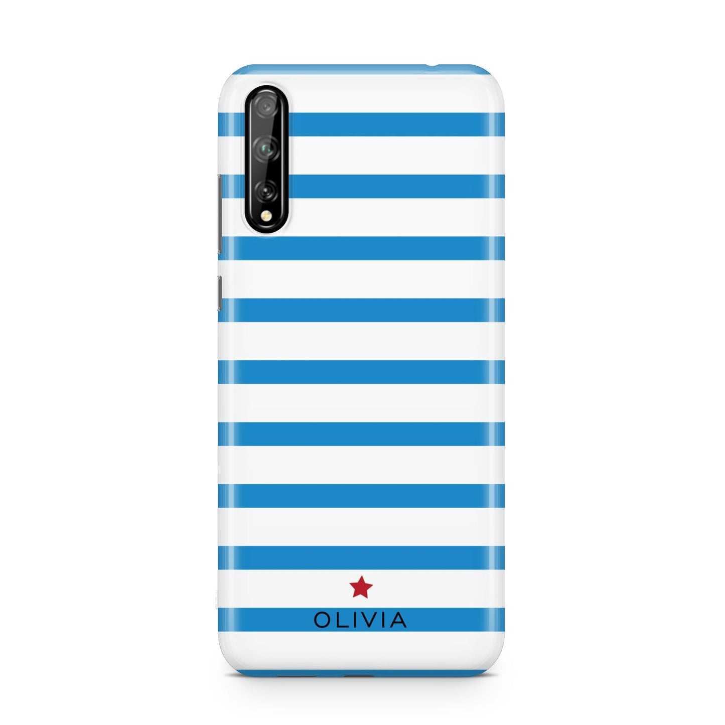 Personalised Name Blue White Huawei Enjoy 10s Phone Case