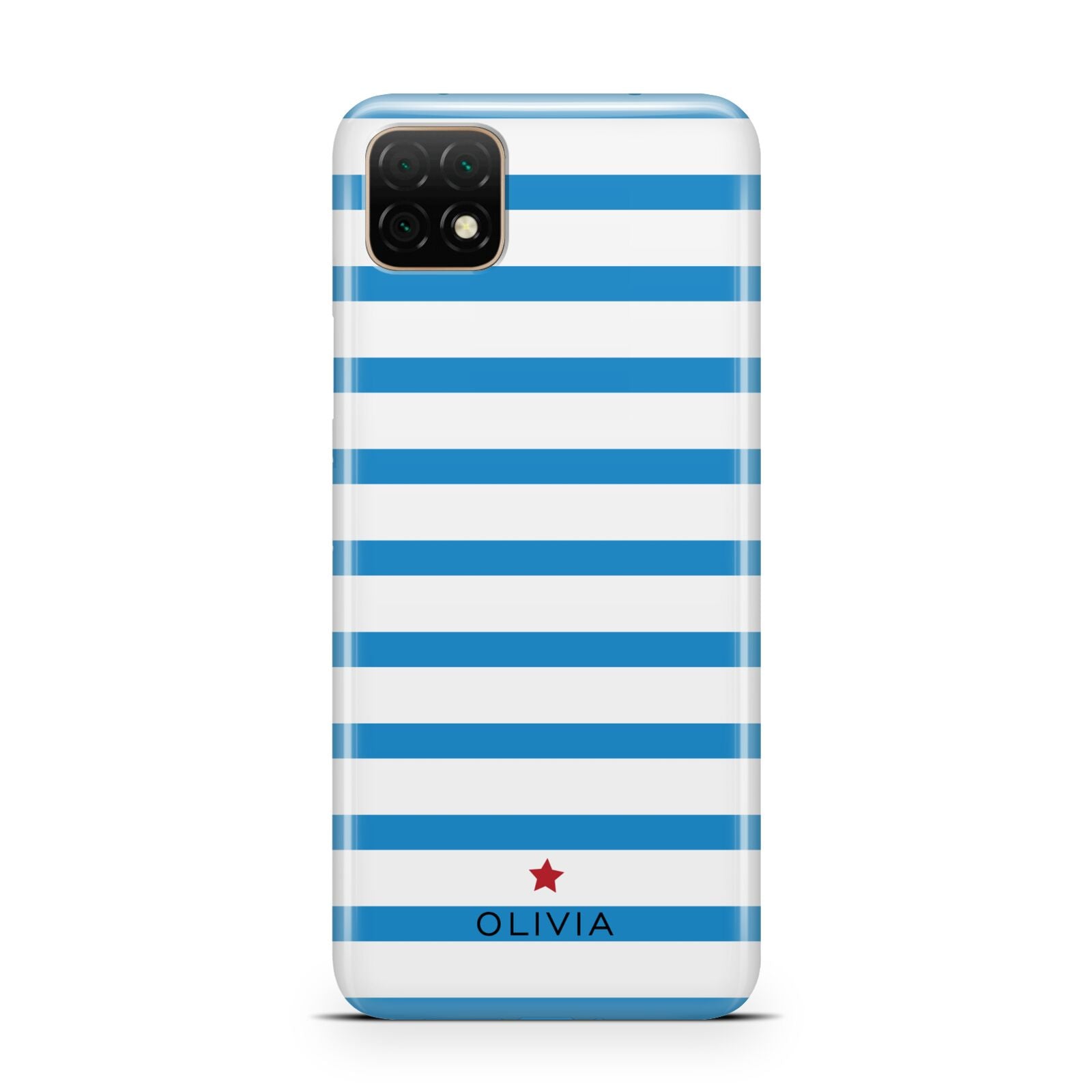Personalised Name Blue White Huawei Enjoy 20 Phone Case
