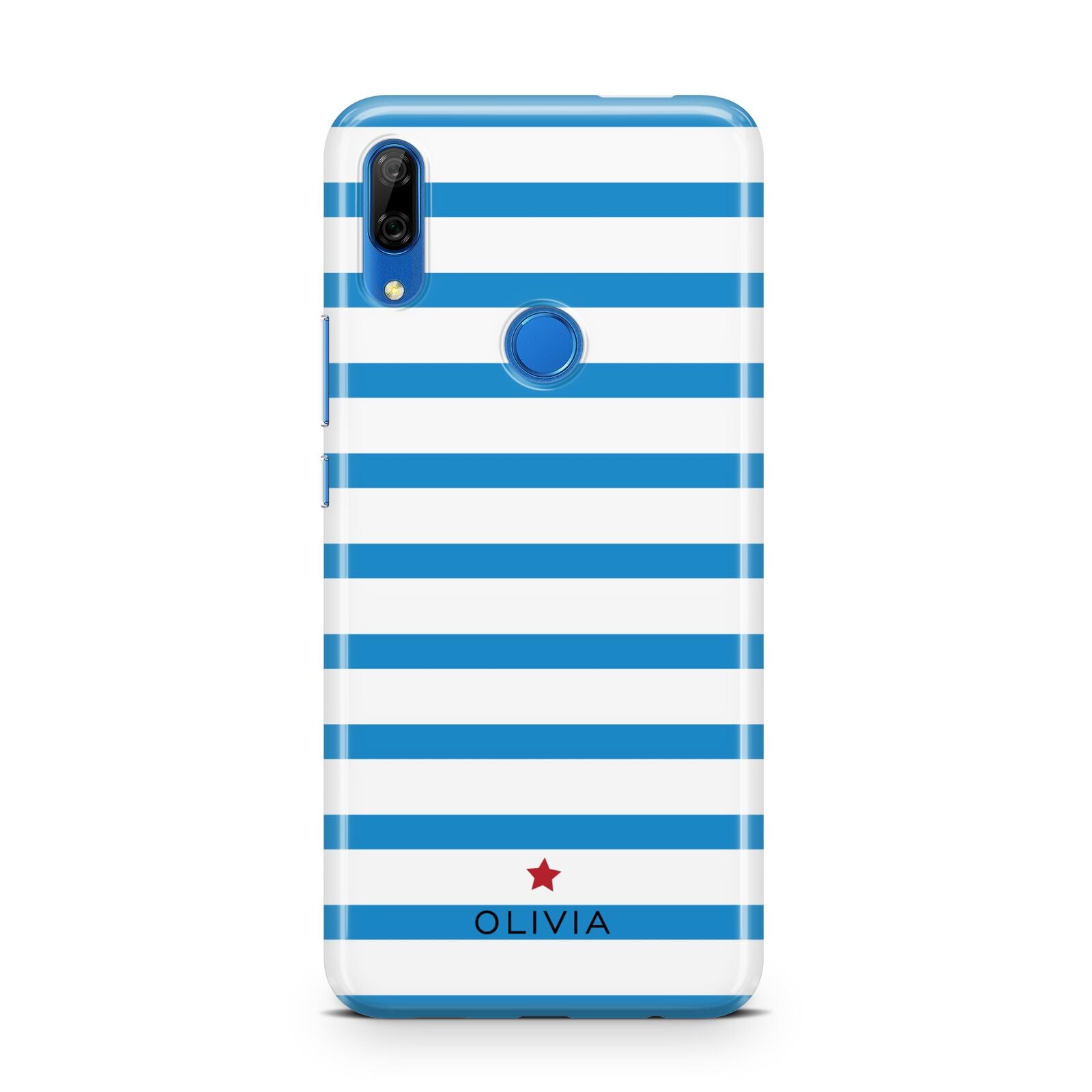 Personalised Name Blue White Huawei P Smart Z