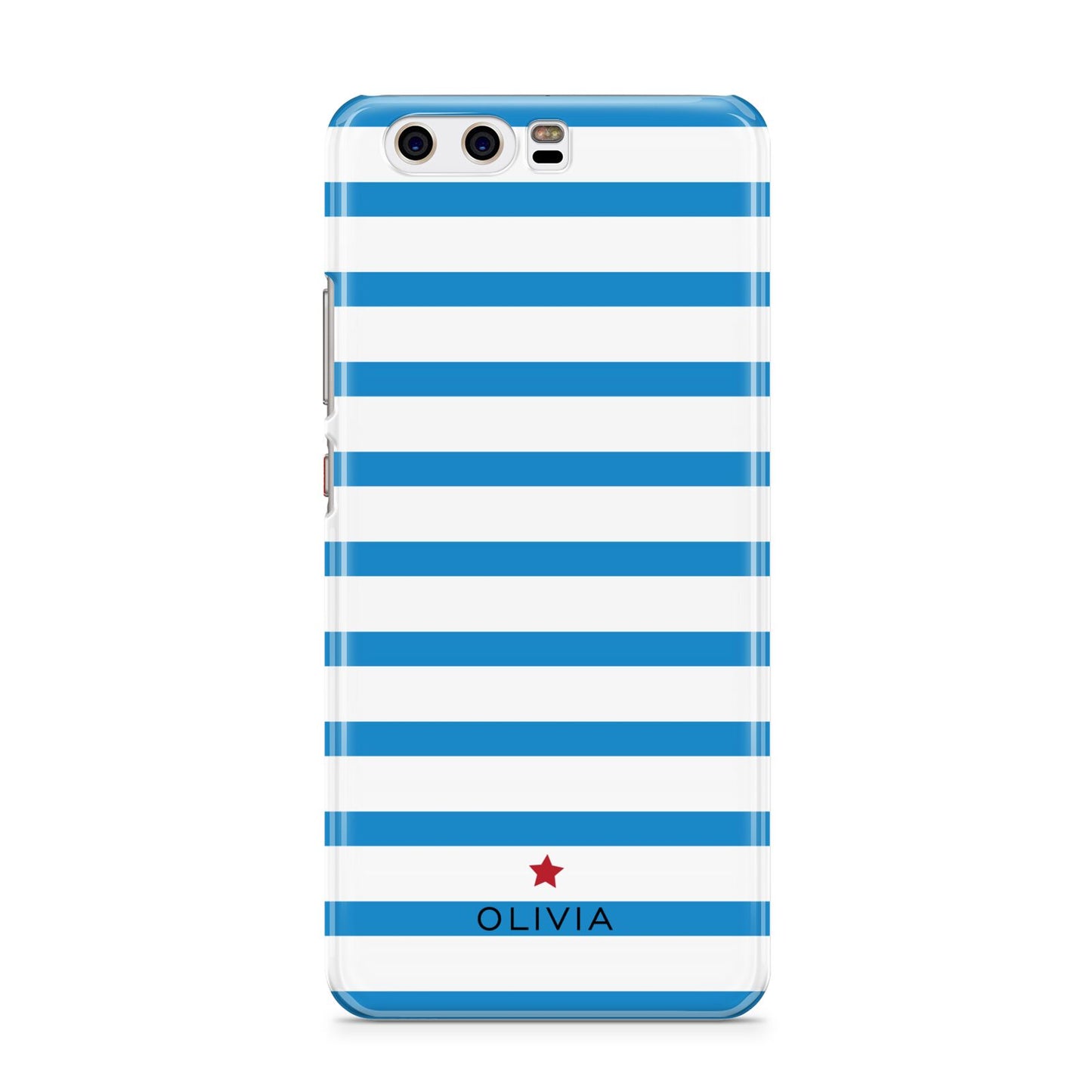 Personalised Name Blue White Huawei P10 Phone Case