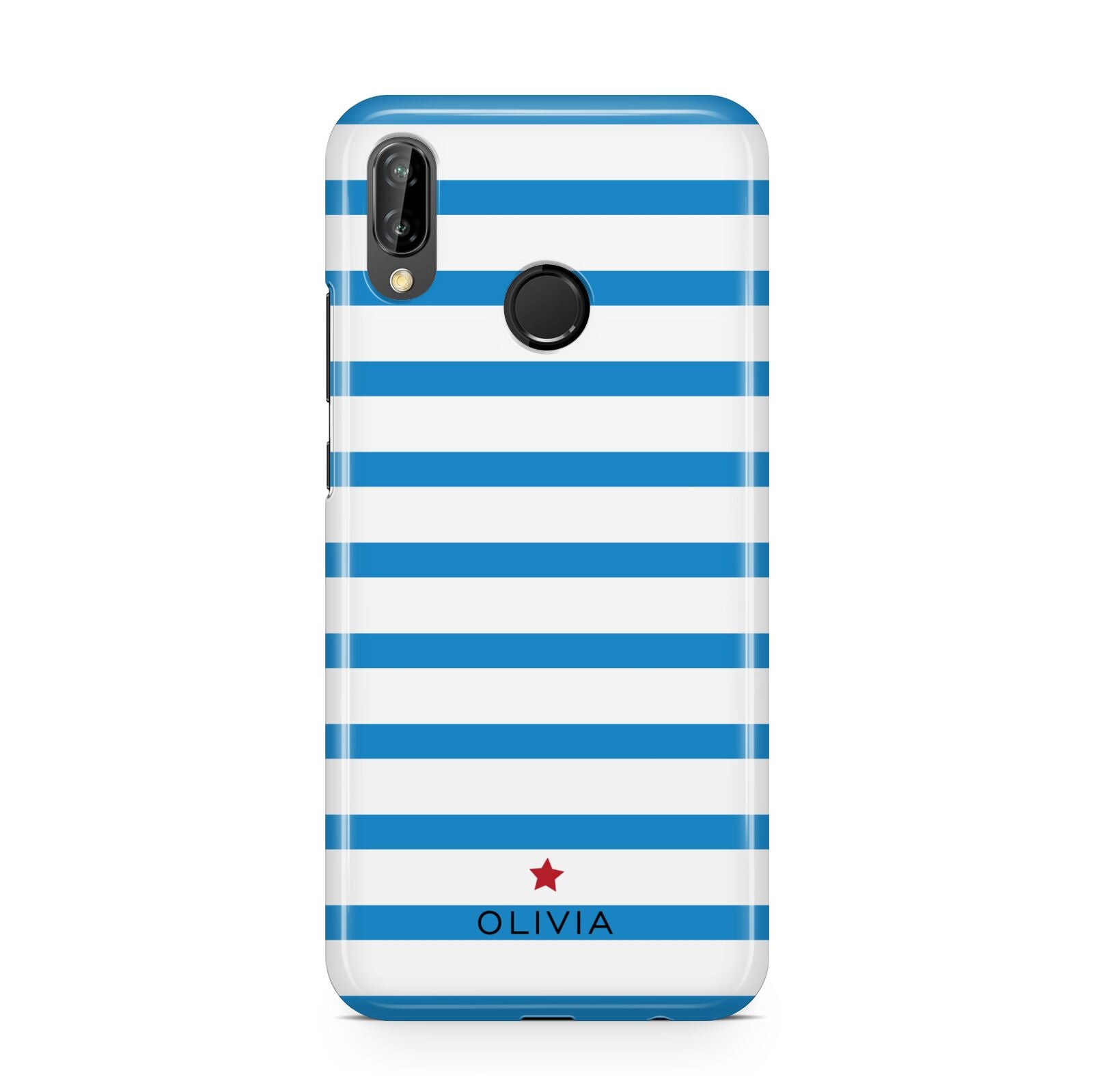 Personalised Name Blue White Huawei P20 Lite Phone Case