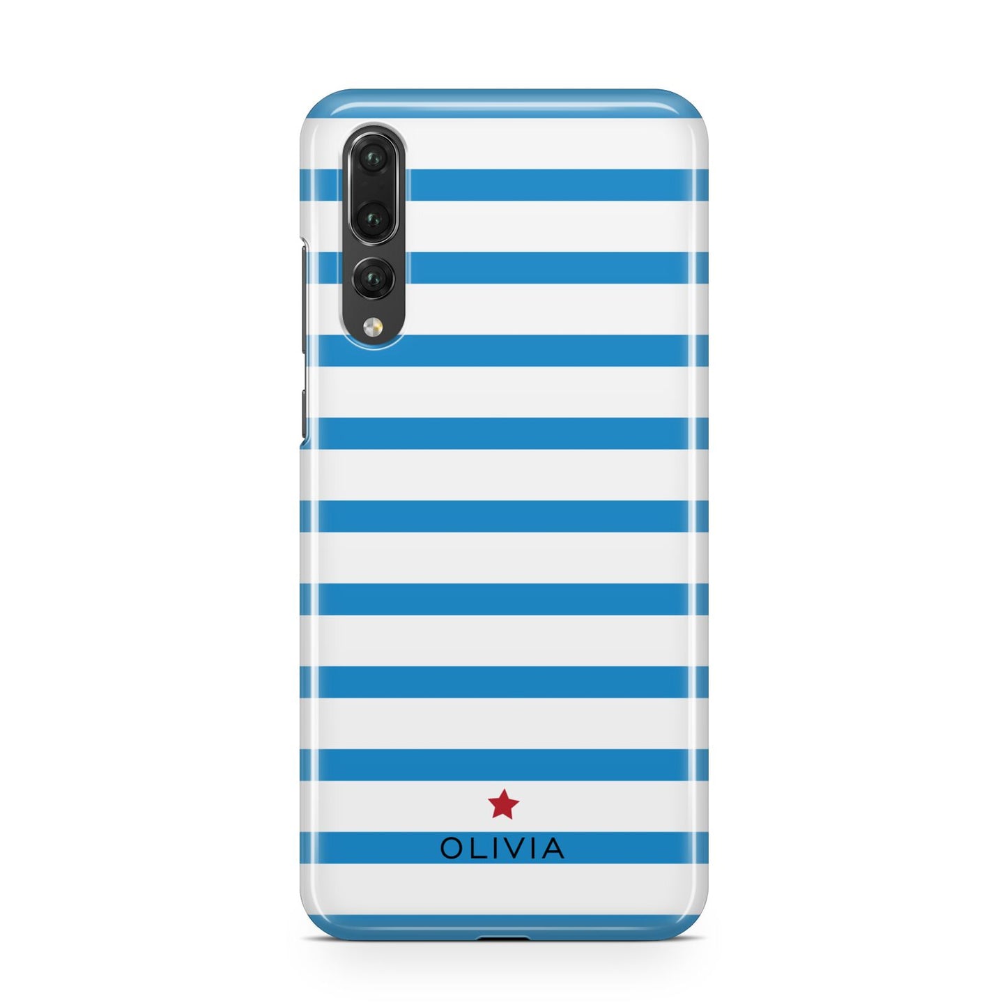 Personalised Name Blue White Huawei P20 Pro Phone Case