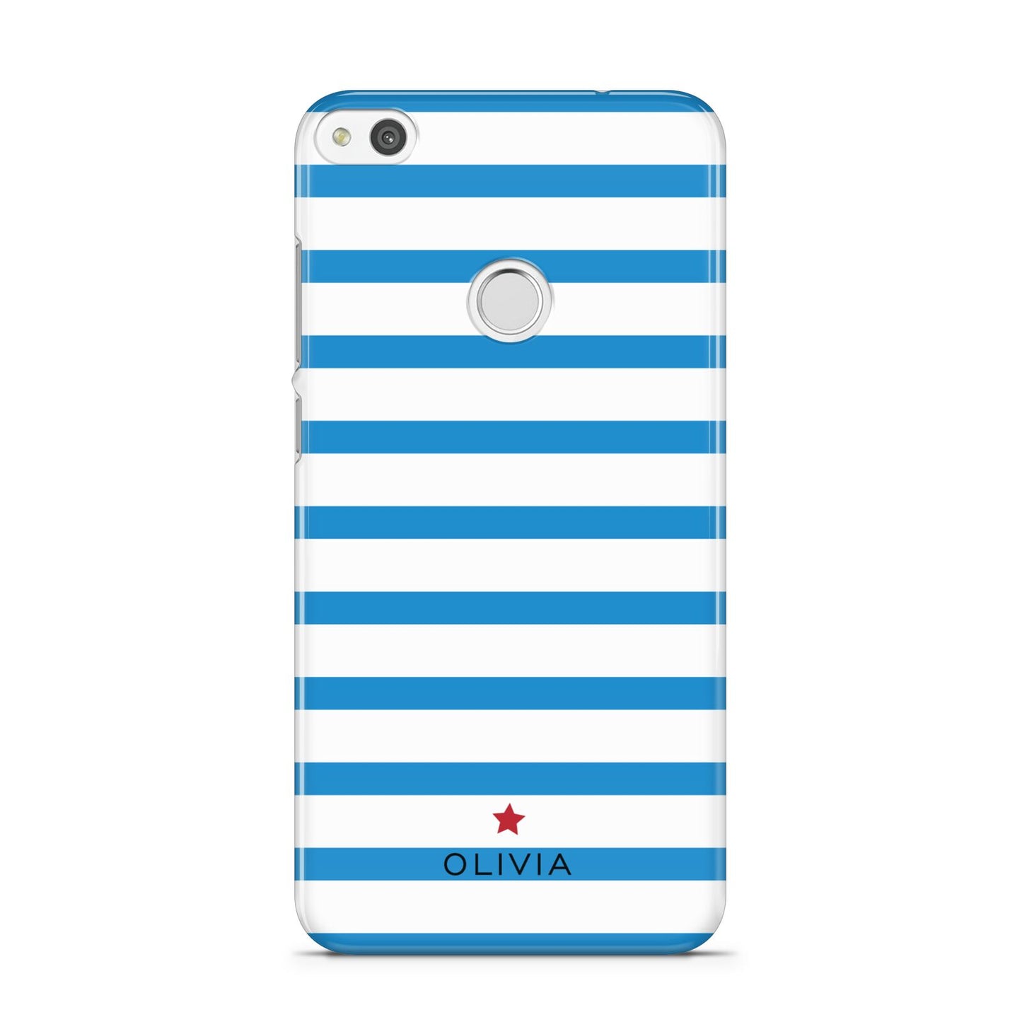 Personalised Name Blue White Huawei P8 Lite Case