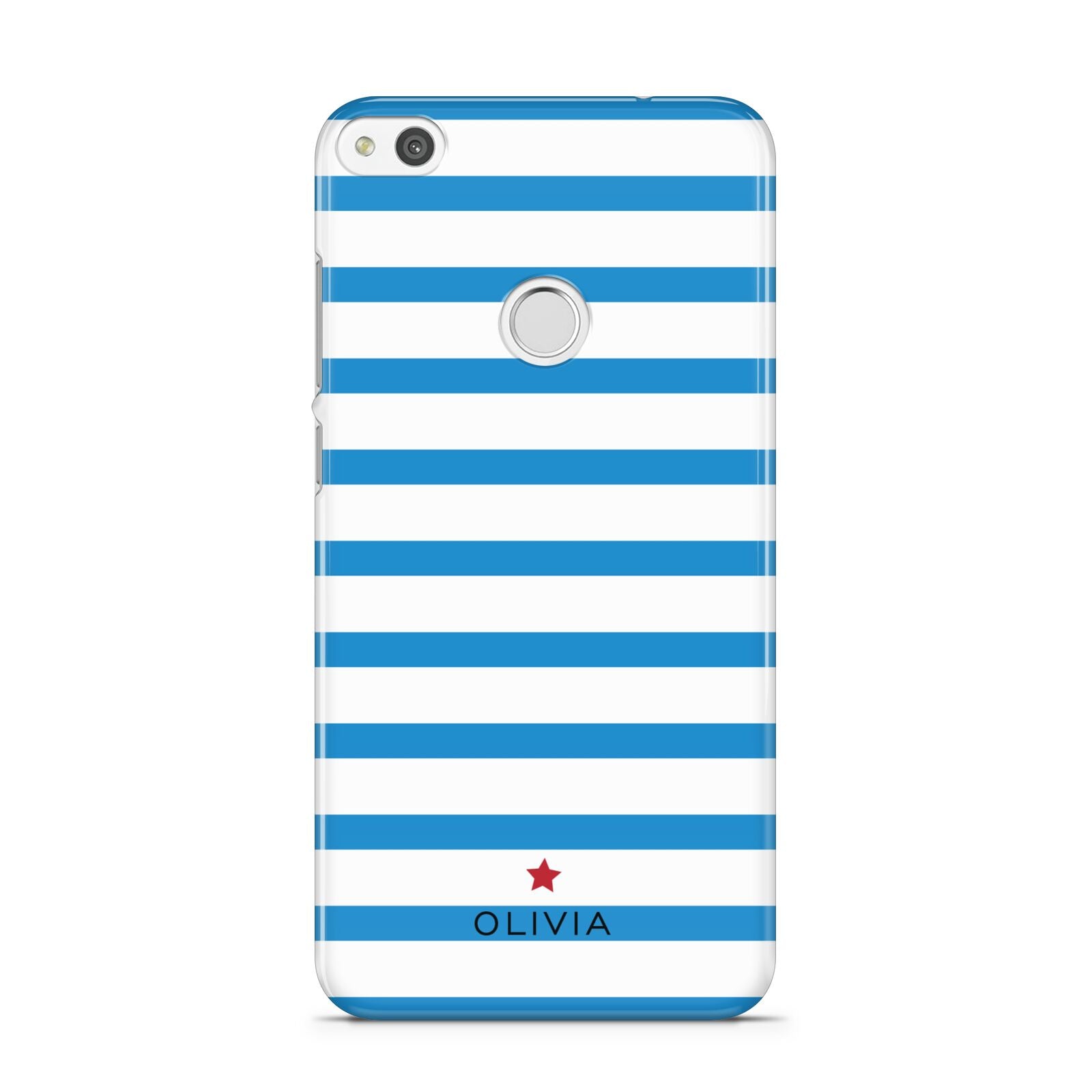 Personalised Name Blue White Huawei P8 Lite Case