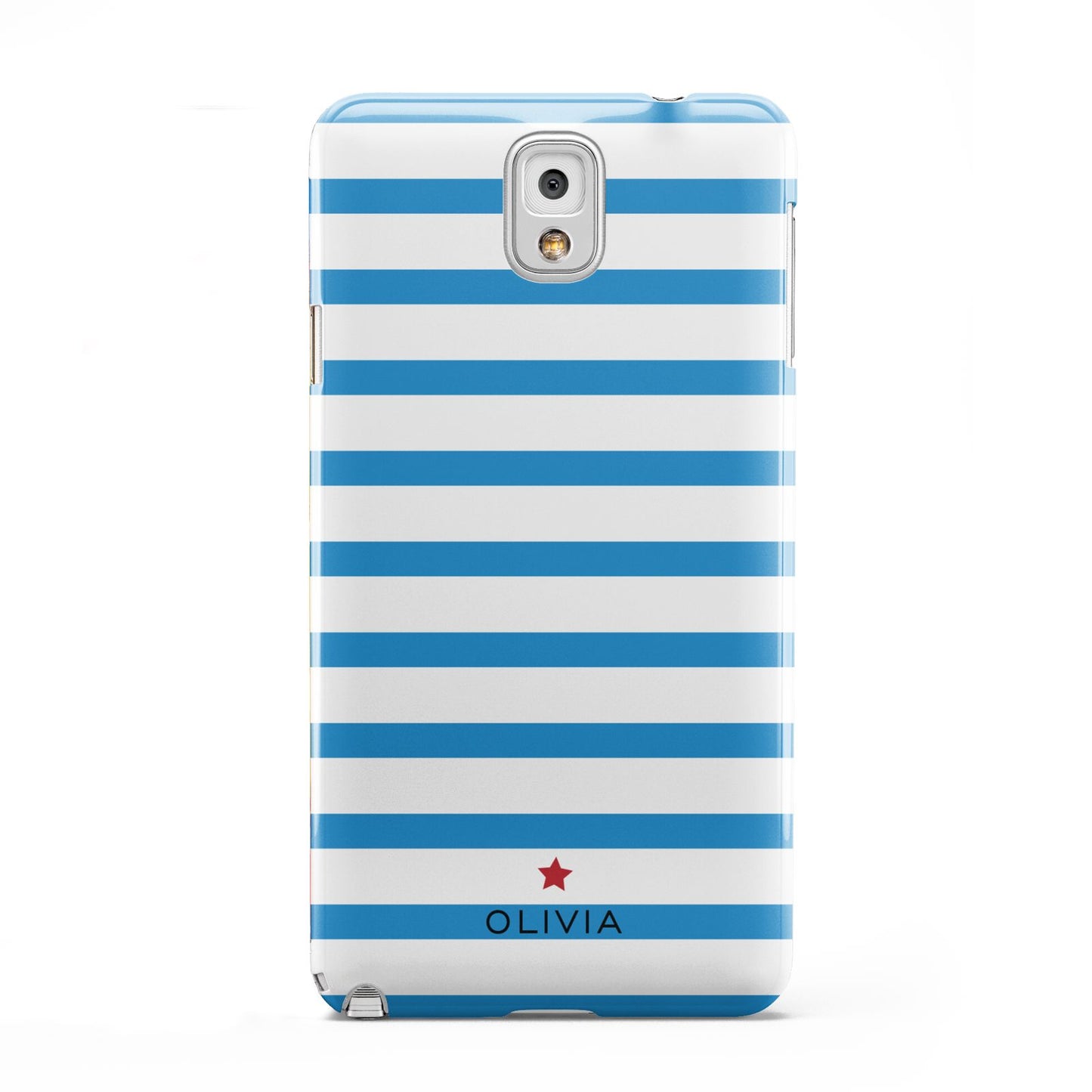 Personalised Name Blue White Samsung Galaxy Note 3 Case