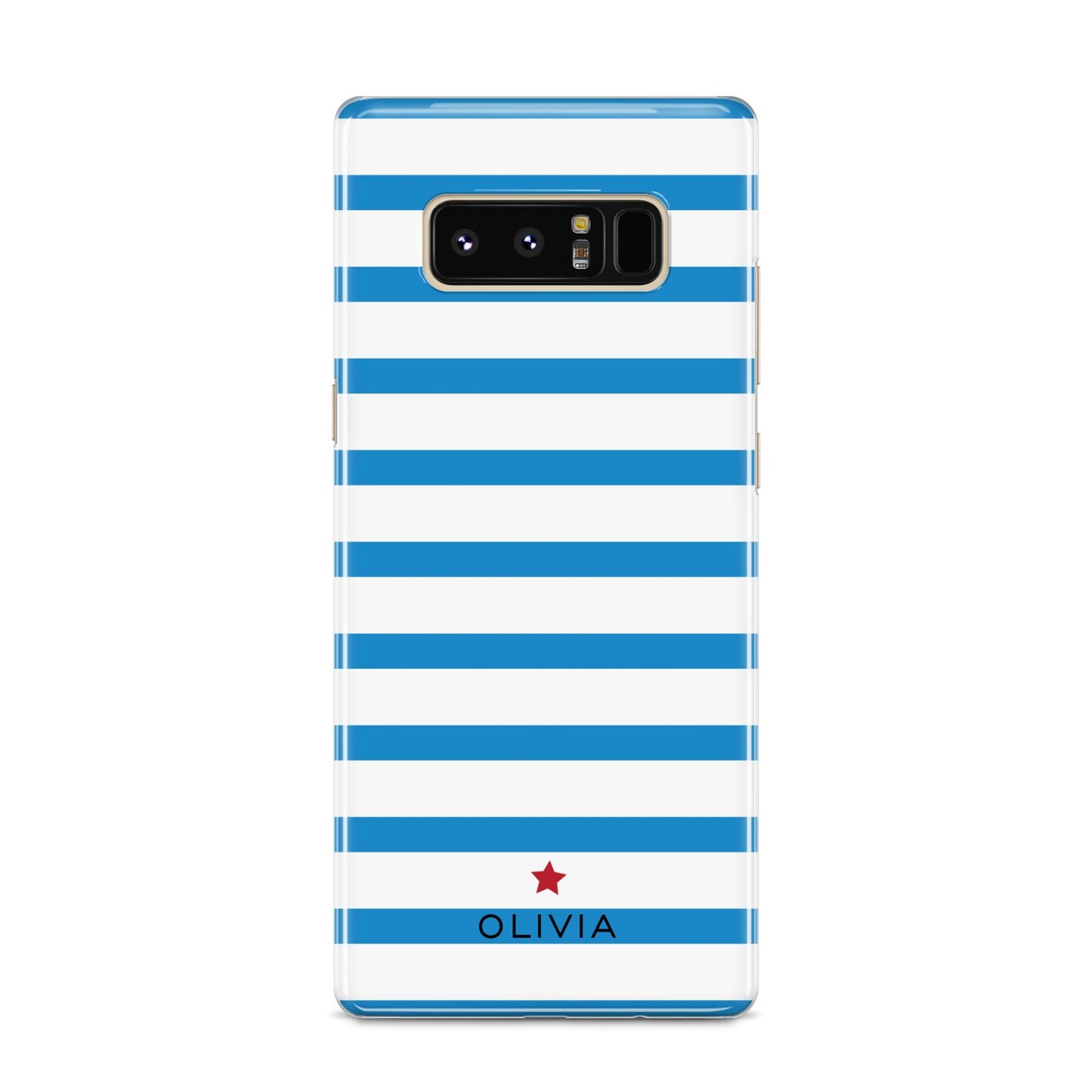 Personalised Name Blue White Samsung Galaxy S8 Case