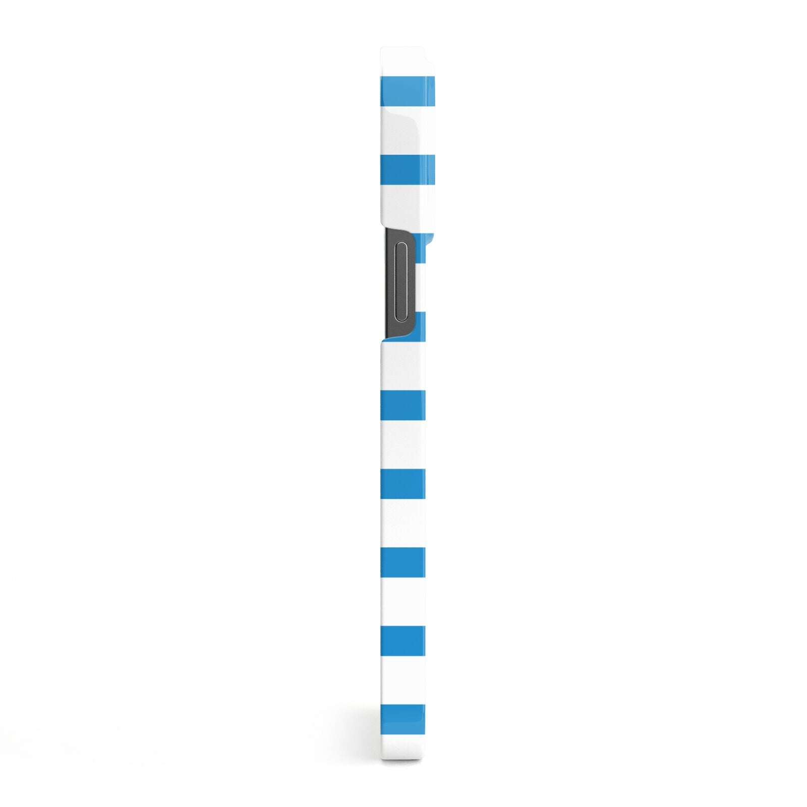 Personalised Name Blue White iPhone 13 Pro Max Side Image 3D Snap Case