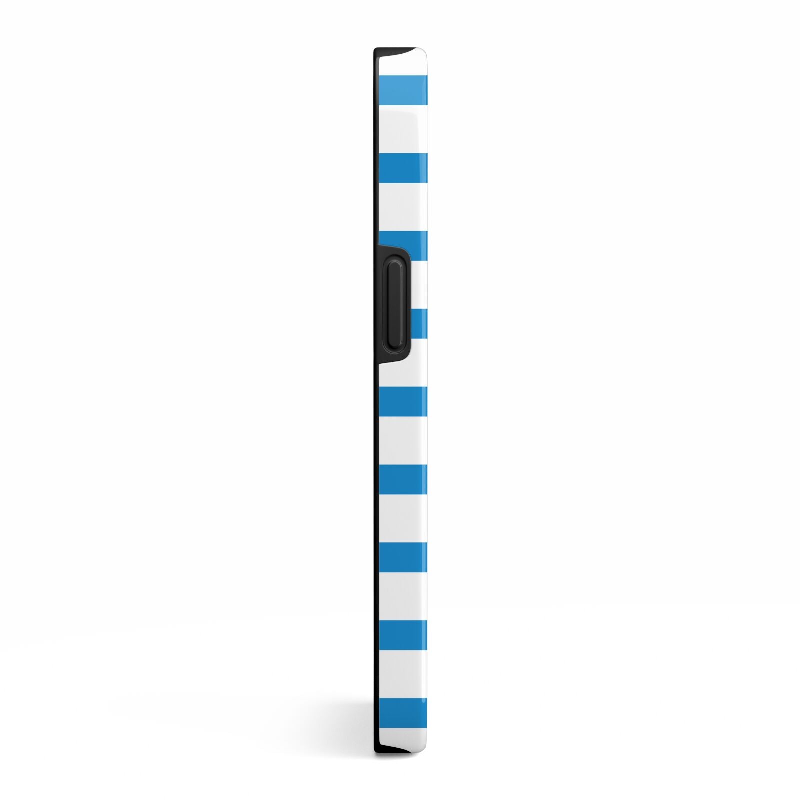 Personalised Name Blue White iPhone 13 Side Image 3D Tough Case