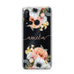 Personalised Name Clear Floral Huawei P20 Lite 5G Phone Case