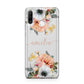 Personalised Name Clear Floral Huawei P30 Lite Phone Case