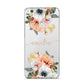 Personalised Name Clear Floral Huawei P8 Lite Case