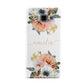 Personalised Name Clear Floral Samsung Galaxy A3 Case