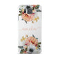 Personalised Name Clear Floral Samsung Galaxy Alpha Case