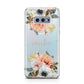 Personalised Name Clear Floral Samsung Galaxy S10E Case