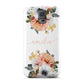 Personalised Name Clear Floral Samsung Galaxy S5 Case