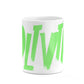 Personalised Name Green Spooky 10oz Mug Alternative Image 7