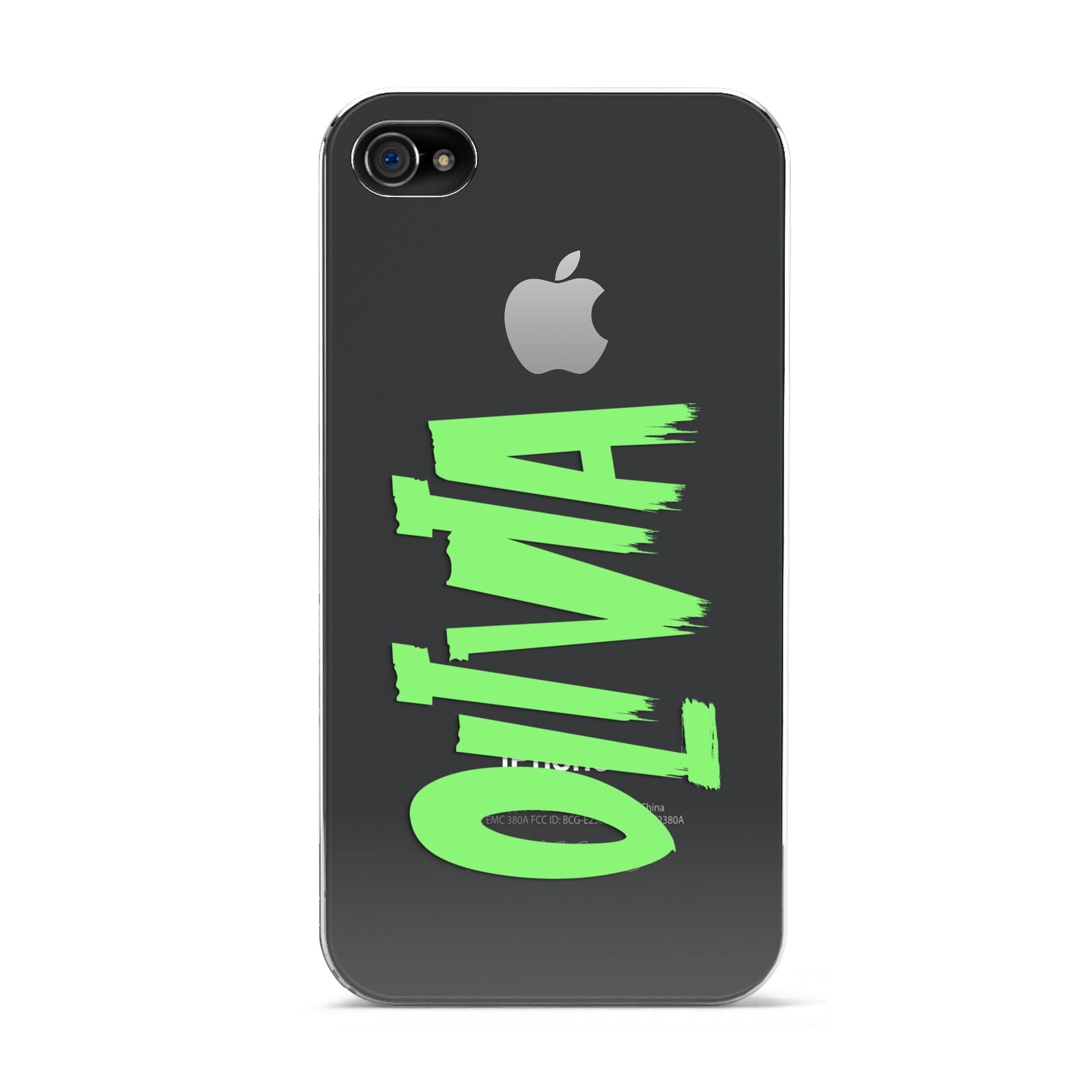 Personalised Name Green Spooky Apple iPhone 4s Case
