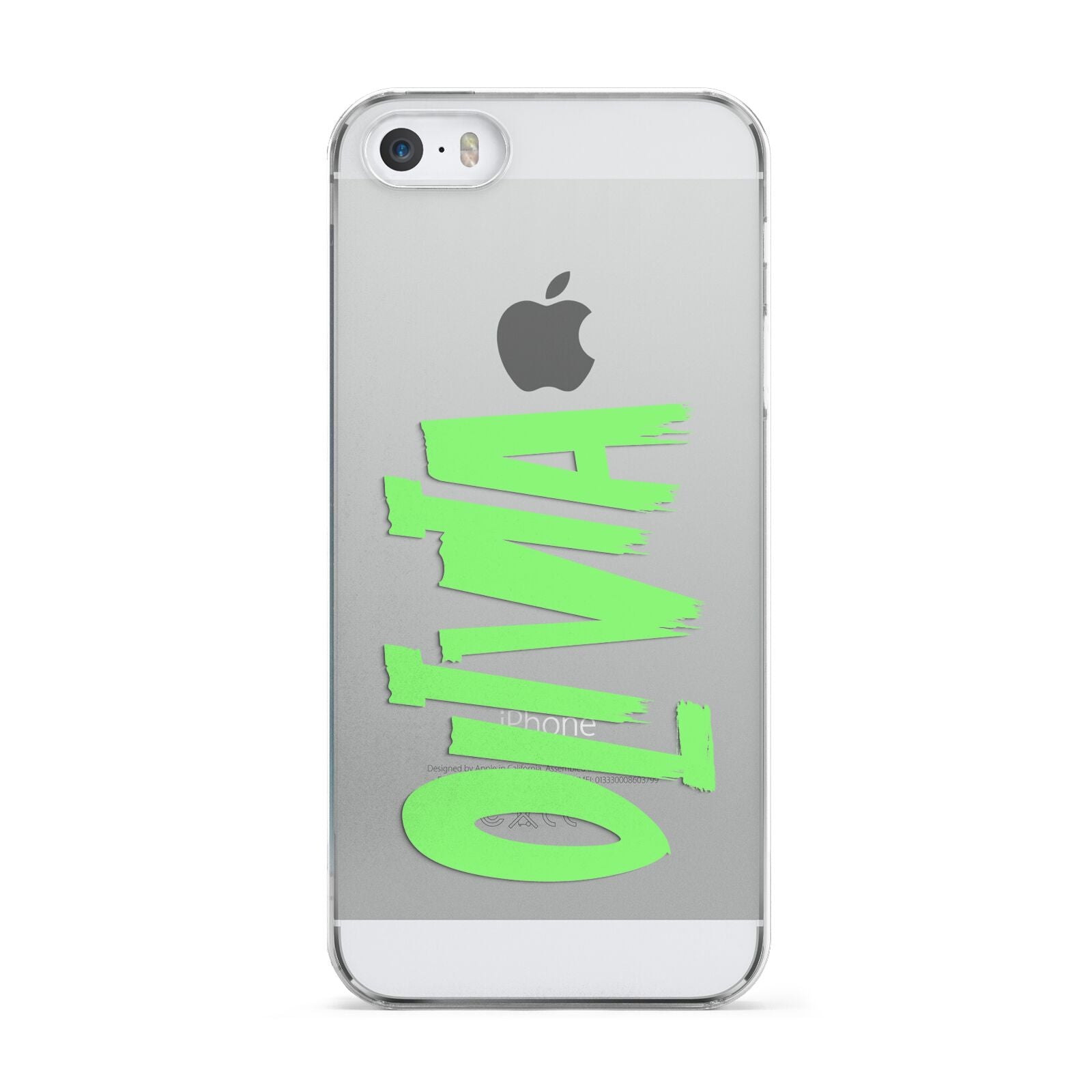 Personalised Name Green Spooky Apple iPhone 5 Case