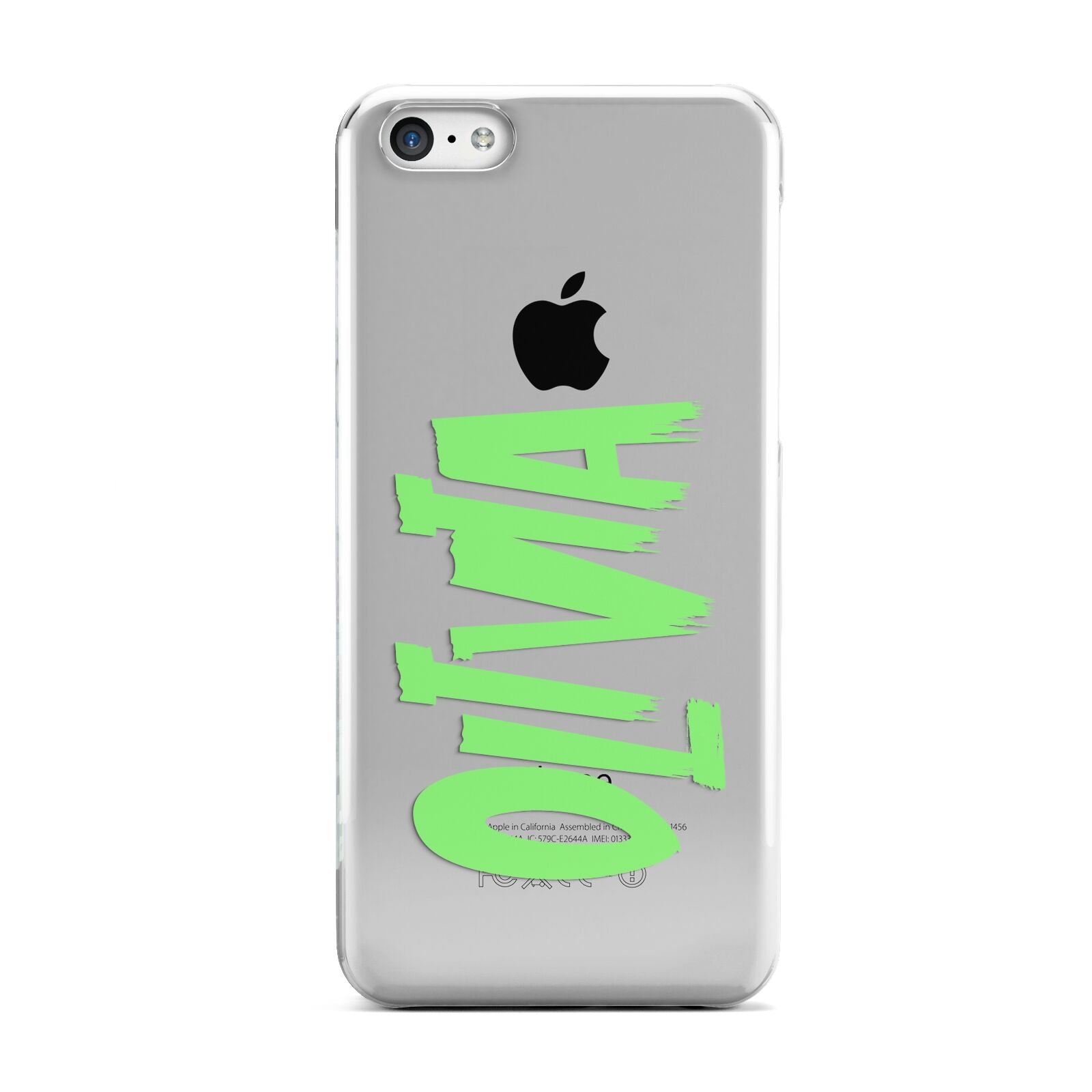 Personalised Name Green Spooky Apple iPhone 5c Case