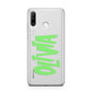Personalised Name Green Spooky Huawei P30 Lite Phone Case