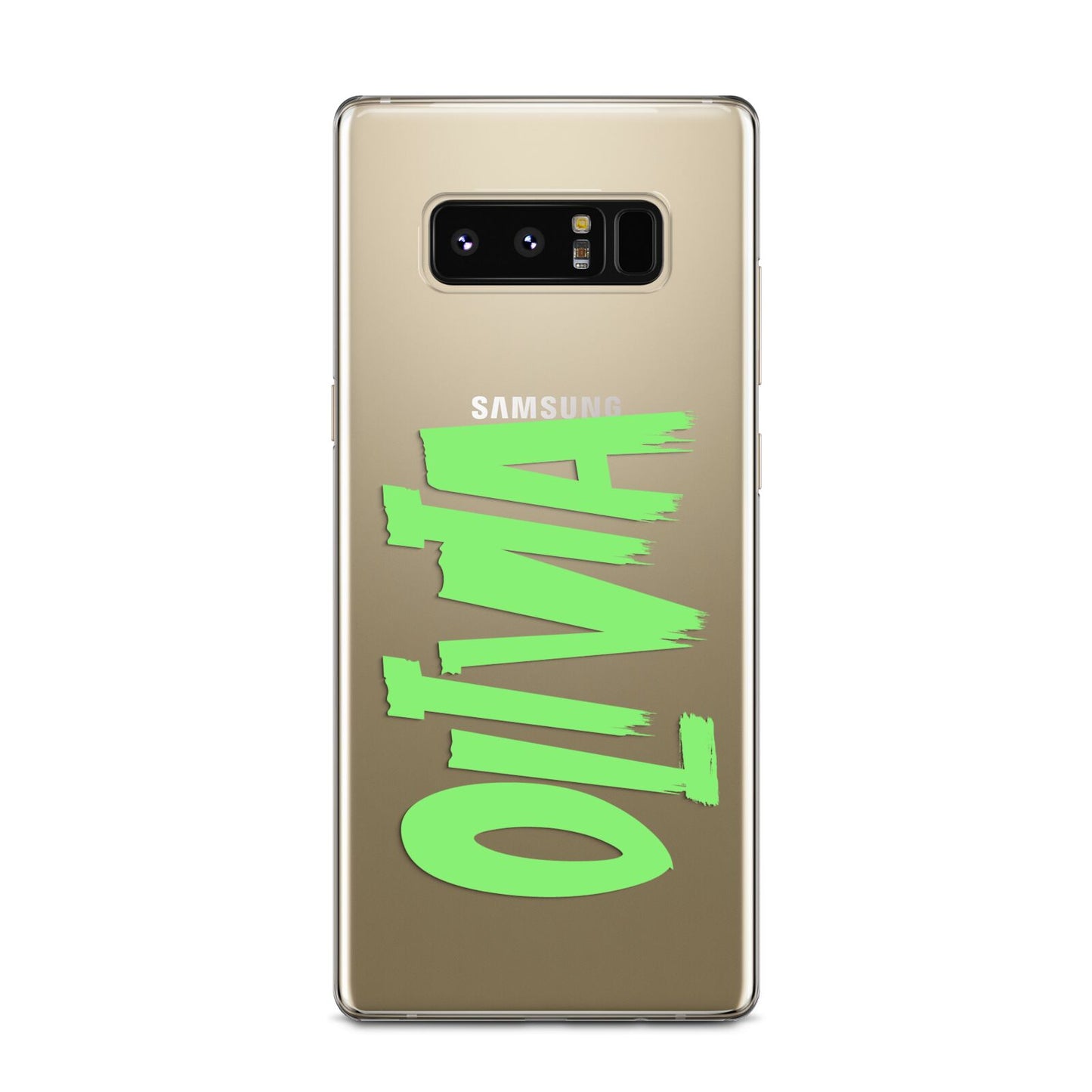 Personalised Name Green Spooky Samsung Galaxy Note 8 Case