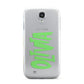 Personalised Name Green Spooky Samsung Galaxy S4 Case