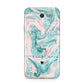 Personalised Name Green Swirl Marble Samsung Galaxy J7 2017 Case