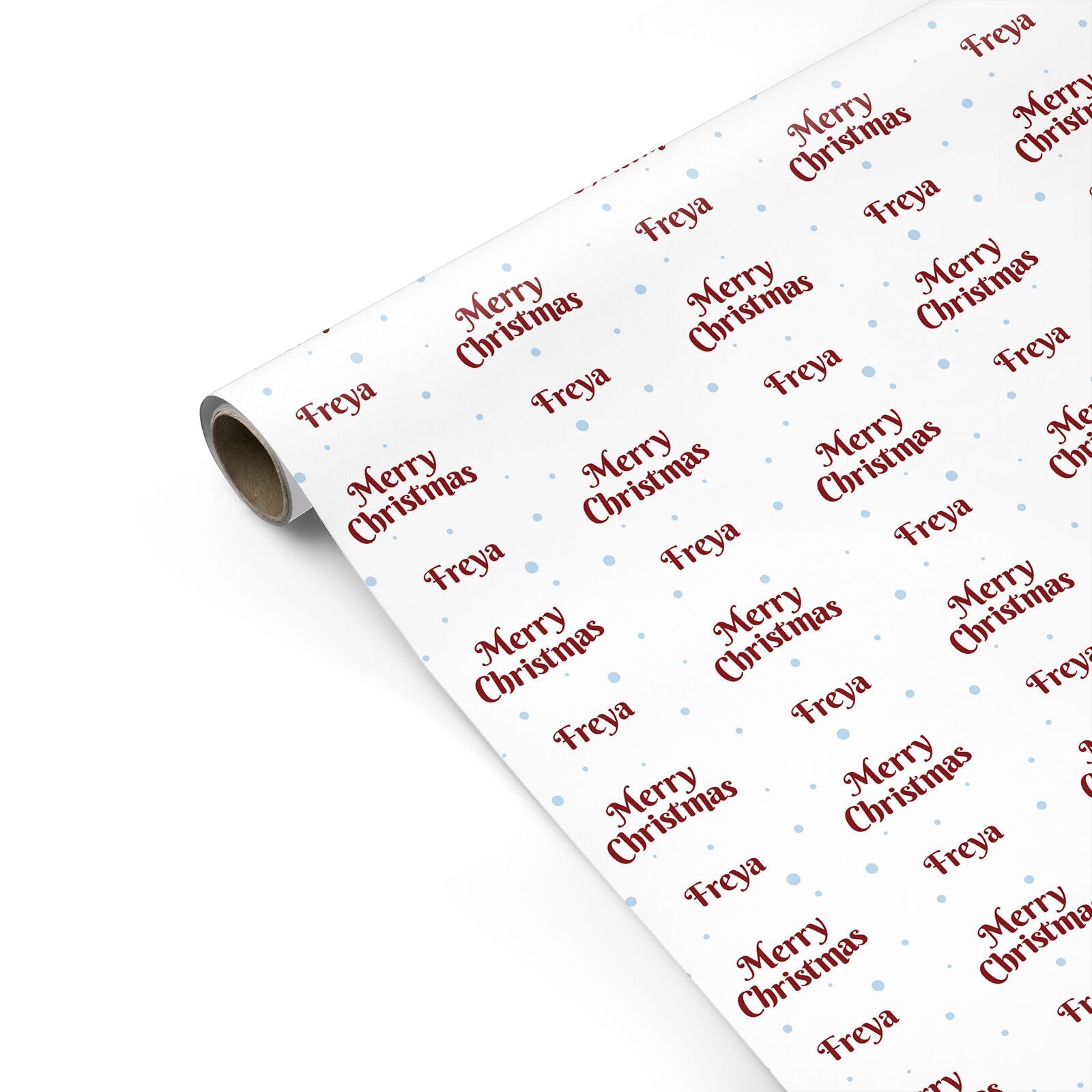 Personalised Name Merry Christmas Personalised Gift Wrap