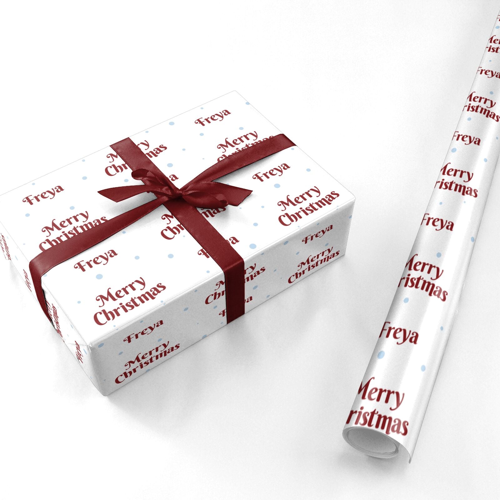 Personalised Name Merry Christmas Personalised Wrapping Paper