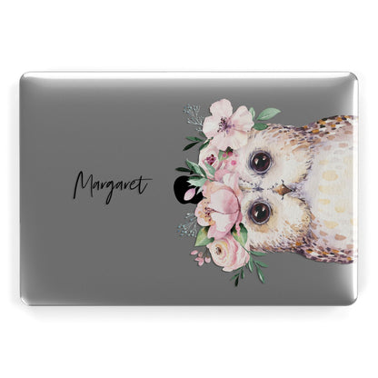 Personalised Name Owl Apple MacBook Case