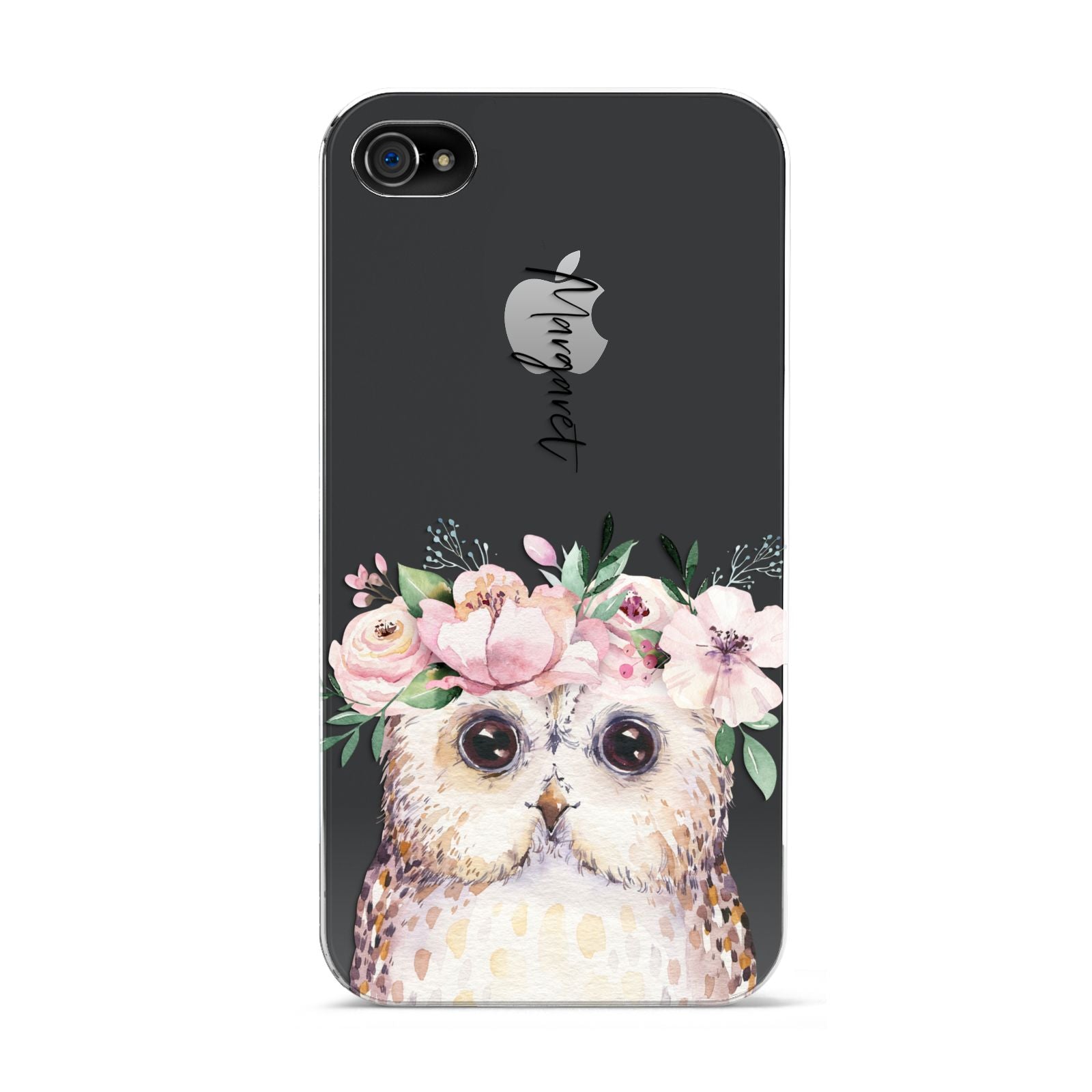 Personalised Name Owl Apple iPhone 4s Case