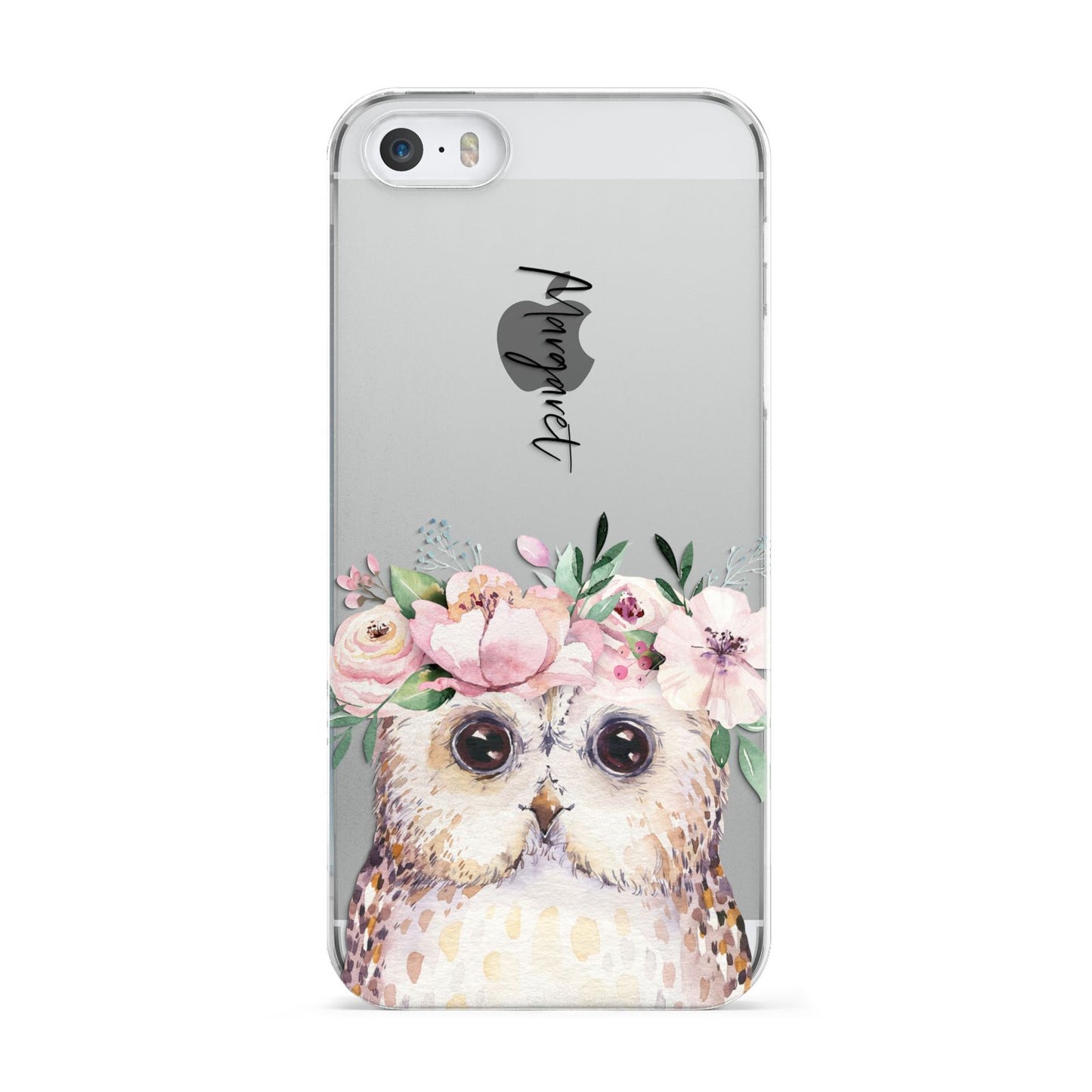 Personalised Name Owl Apple iPhone 5 Case