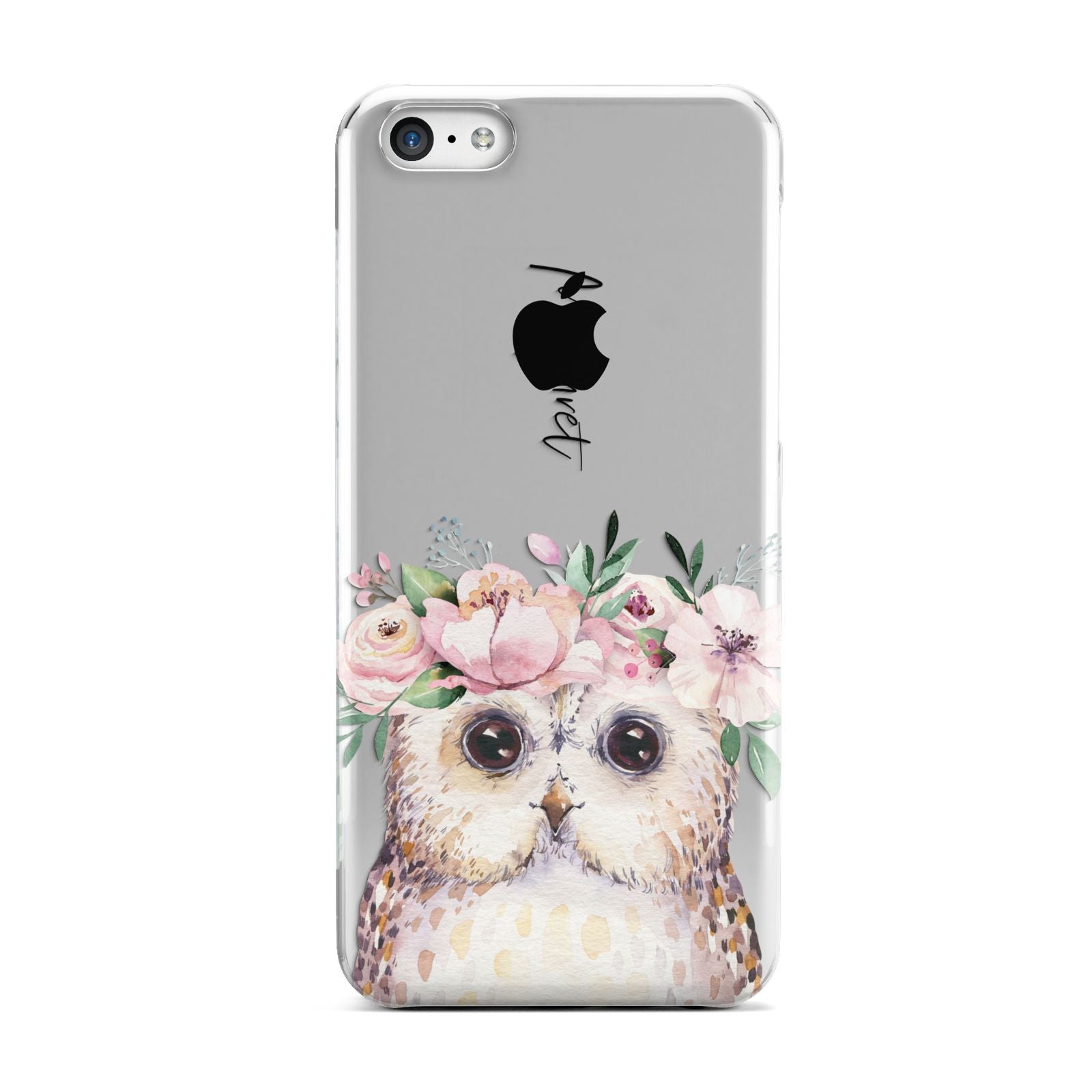 Personalised Name Owl Apple iPhone 5c Case