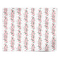 Personalised Name Pink Roses Personalised Wrapping Paper Alternative