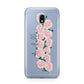 Personalised Name Pink Roses Samsung Galaxy J3 2017 Case