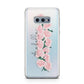 Personalised Name Pink Roses Samsung Galaxy S10E Case