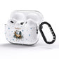 Personalised Name Reindeer AirPods Pro Glitter Case Side Image