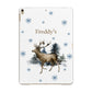 Personalised Name Reindeer Apple iPad Gold Case