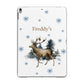 Personalised Name Reindeer Apple iPad Grey Case