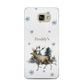 Personalised Name Reindeer Samsung Galaxy A5 2016 Case on gold phone