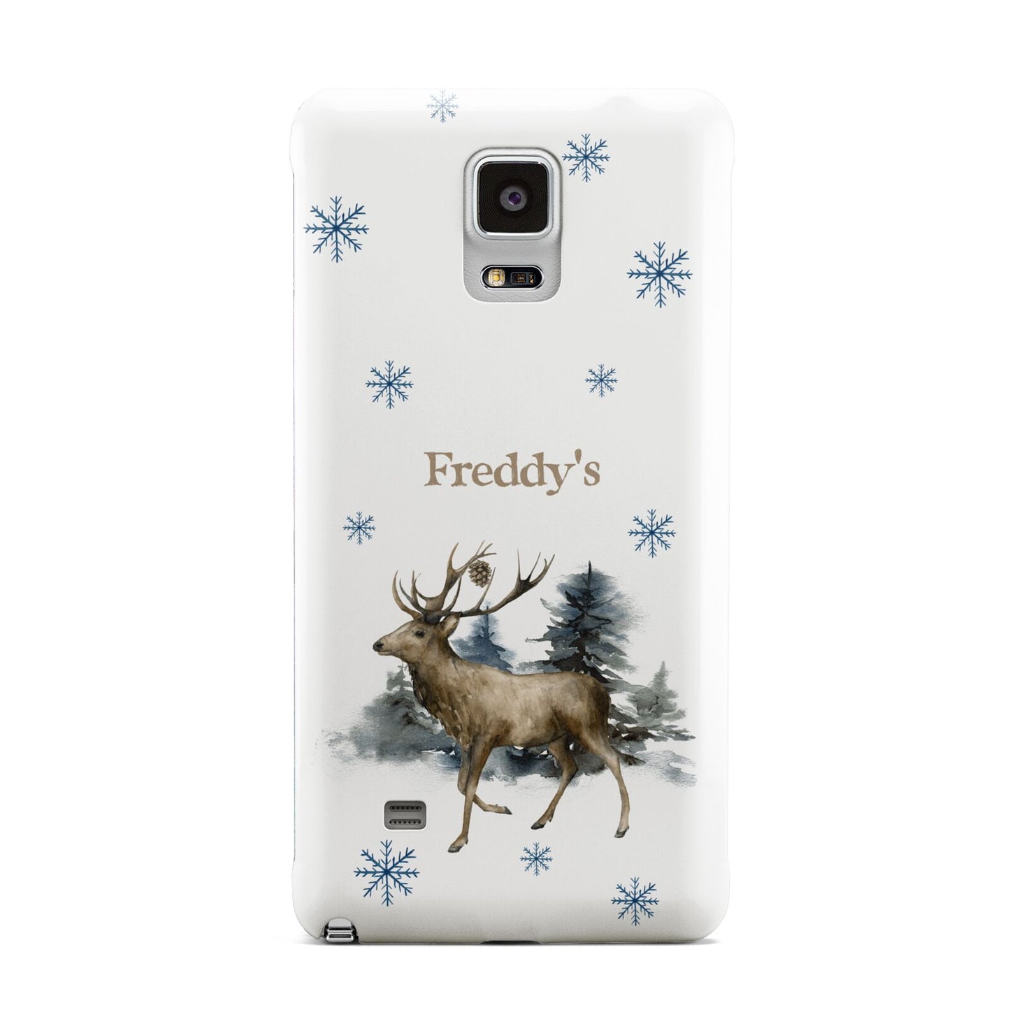 Personalised Name Reindeer Samsung Galaxy Note 4 Case