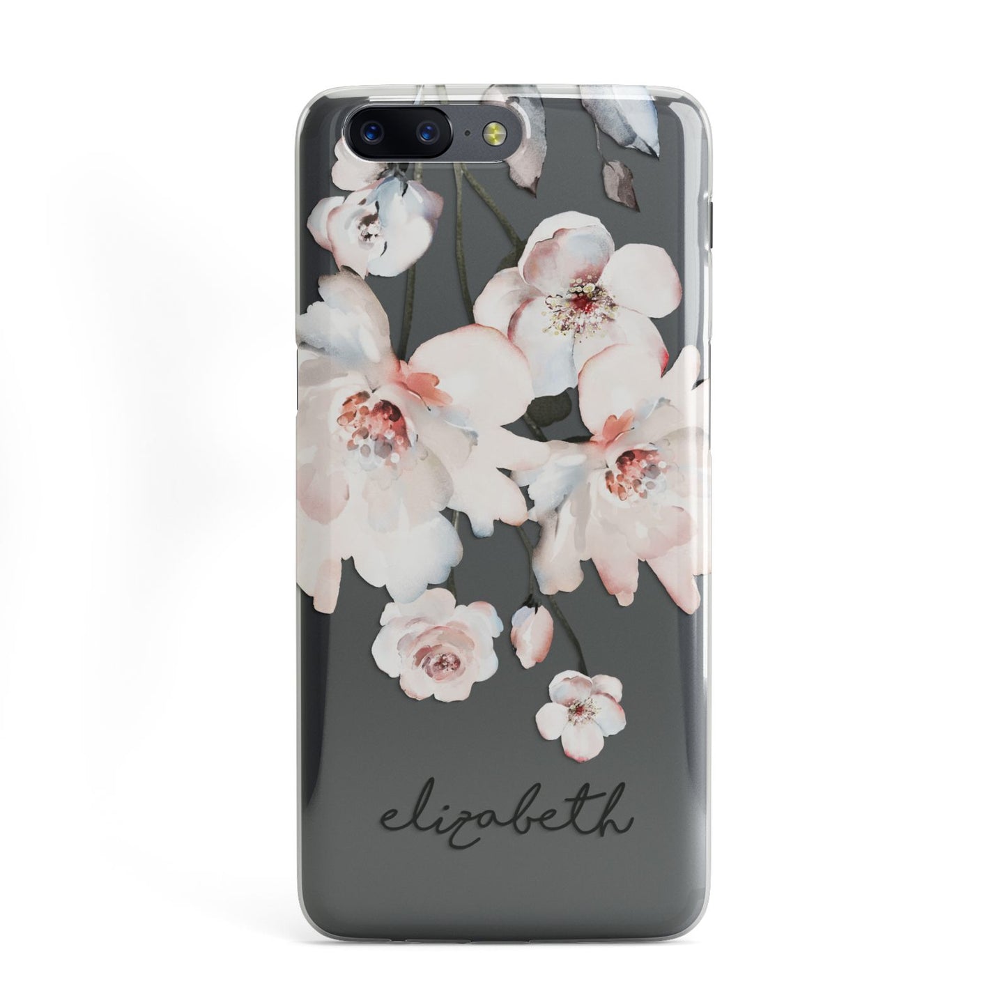 Personalised Name Roses Watercolour OnePlus Case