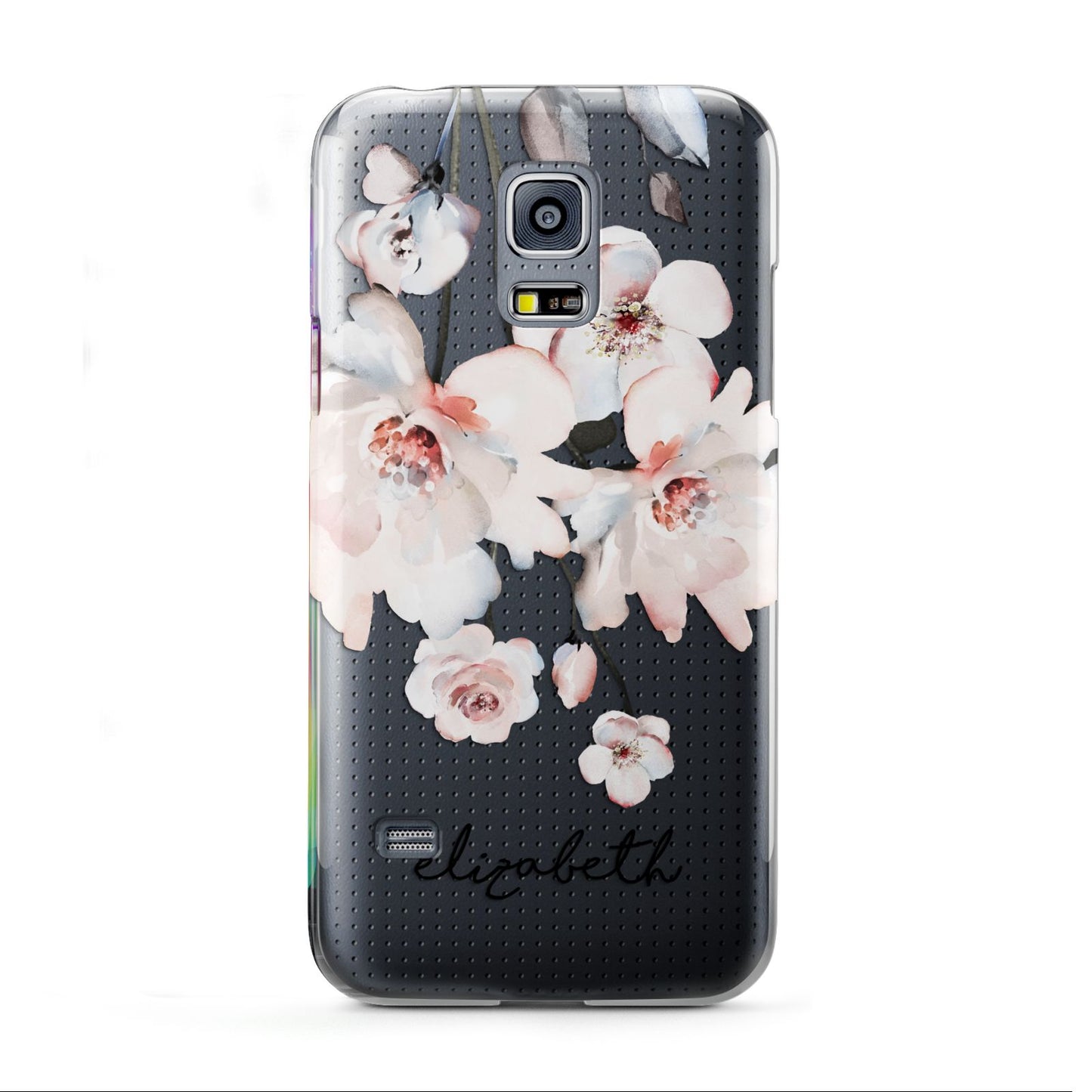 Personalised Name Roses Watercolour Samsung Galaxy S5 Mini Case